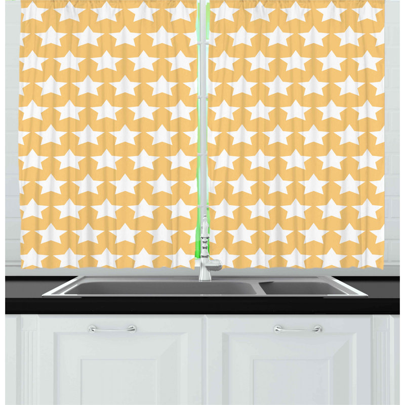 Pointed Kitchen Curtain