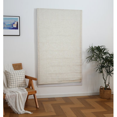 Linen Bliss Cordless light transmission Woven Roman Shade