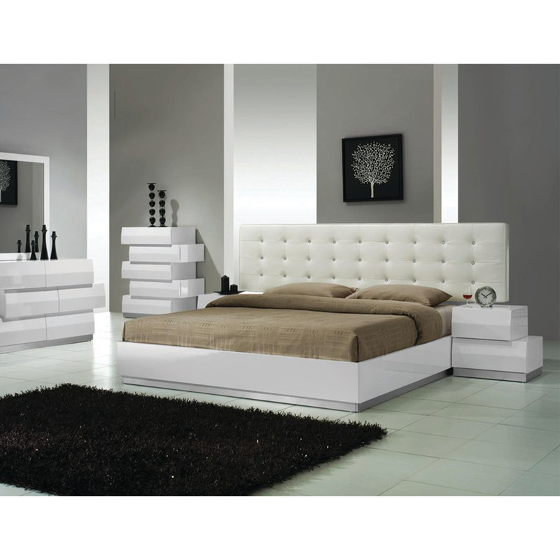 Mcgowen 21" White Nightstand (Left Facing) , Left Facing