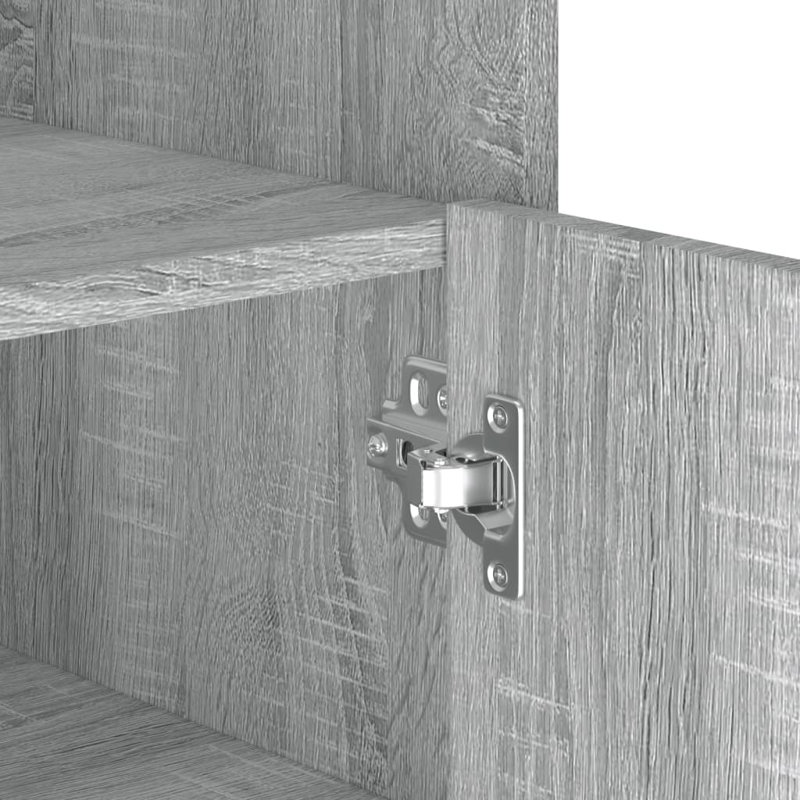Neziyah 73.5cm Sideboard, Grey/Sonoma