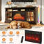 Belfry Heating 58 cm W Black Electric Fireplace