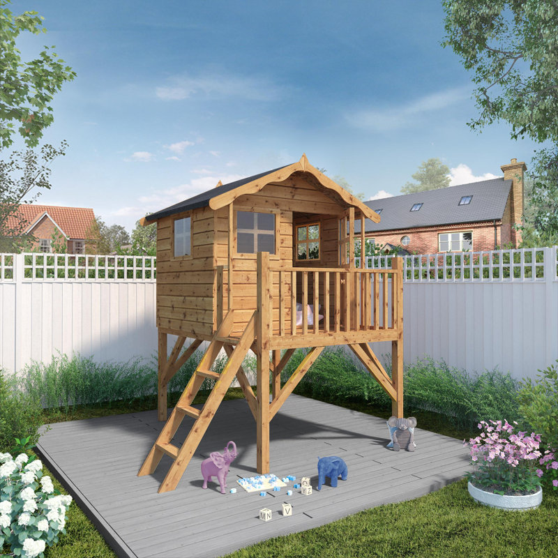 Mercia Poppy Playhouse with Tower, Yes