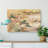 The Cranes Beside A Lake - Wrapped Canvas Painting-49075772