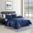Nautica Bristol Solid Micormink Textured Comforter Set-61757685-61757686