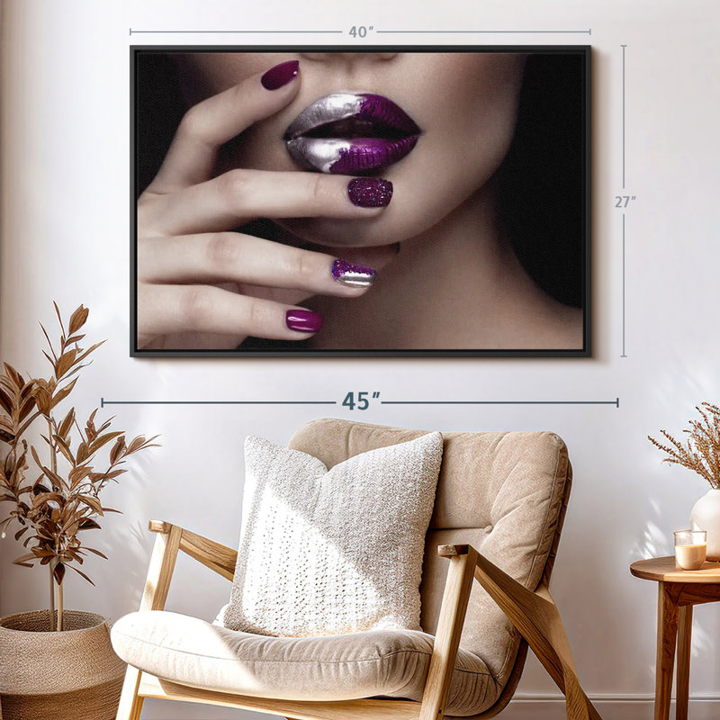 «High Fashion Nails Wall Art», H 27 po x l 40 po