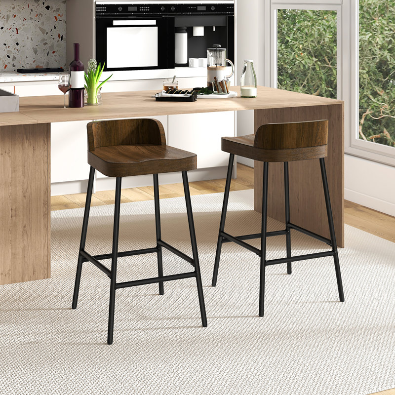 Tabouret de bar 2 pièces Mizell, 2