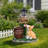 Sitting Corgi Dog Planter Outdoor Decor
