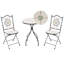 Bistro Set Paolucci Metal Black