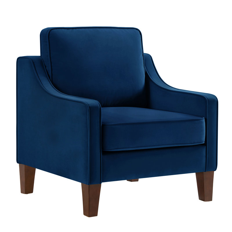 Chaise en velours bleu marine, confortable, salon et chambre à coucher, fabrication, pour chambre, chambre à coucher