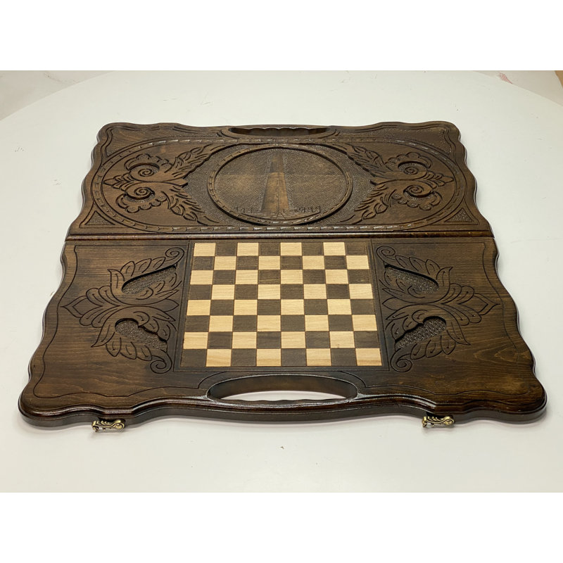 A & E Millwork Ltd Handmade 25'' L Solid Wood Game Set