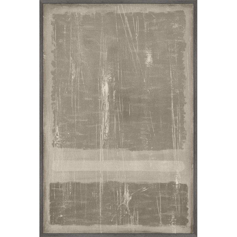 Cry of the Voiceless - Cadre flottant, peinture sur toile, H 18 po x l 12 po x P 1,5 po