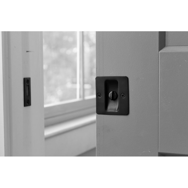 Verrou de porte d'intimité, Noir