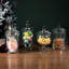 4 Piece Clear Glass Storage Jar Set