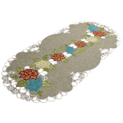 Dorsha Southwest Rose Table Runner (14"x27")