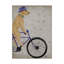 «Yellow Labrador on Bicycle», impression sur toile tendue-33421455