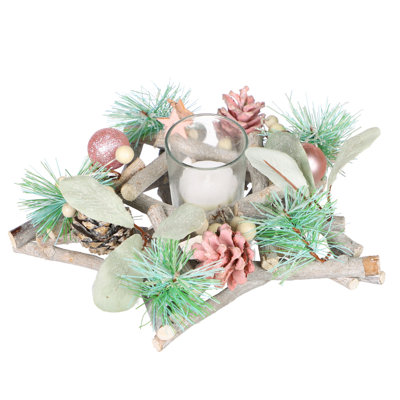 Glass Tabletop Tealight Holder