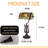 17 " H Tiffany Style Bankers Lamp, Stained Glass Floral Design Table Lamp With Pull Chain Switch