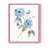 Sketchy Blue III Framed Print - Solid Wood-378331086-378331087