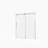 56"60"W X 72"H Frameless Shower Door, Sliding Shower Door, With Premium 5/16"(8Mm) Thick Tempered Glass Shower Enclosure ,Double Side Easy Clean Coat,Chrome Finished With Buffer