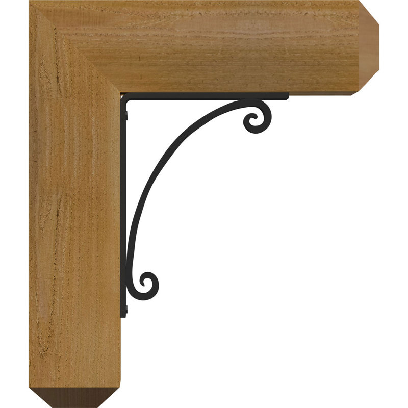 Support à fer triple 4 po Legacy, Cèdre rouge de l'Ouest l 3 1/2 po x T 4 po (lisse, H 20 po x P 18 po