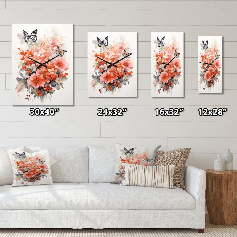 Horloge murale Corail, Grand