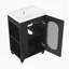 Meuble-lavabo de 20 po avec lavabo, meuble-lavabo avec tablette à deux niveaux, tablette réglable-1715038485