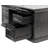Traditional Wood Double Pedestal Desk, Executive Desk, Office Table, Fully Assembled, Black-124303686