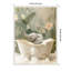 «Elephant Bath Joy» par Hostetter, reproduction d'art sur toile encadrée-1072787250