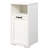 White Laundry Cabinet With Divided Compartments And Removable Liner, Keeps Room Clean During Time, 15.77 In Width, Depth, 30.41 Height, 34.09 Lb Liner For Simple Management, Fits Tight Spaces, Open