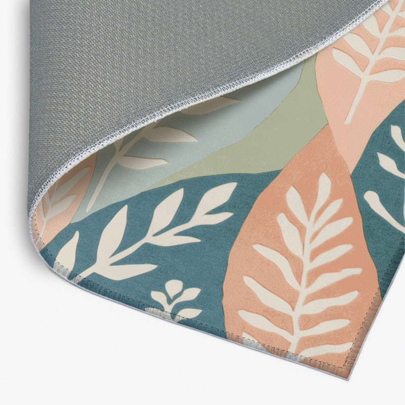Wildflower Waltz Indoor And Outdoor Area Rug, Rectangle 1'6" x 2'6"