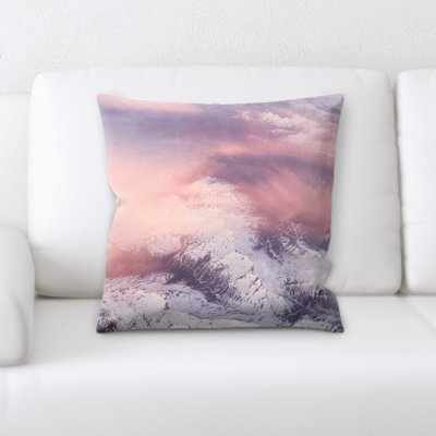 Microsuede Reversible Throw Pillow