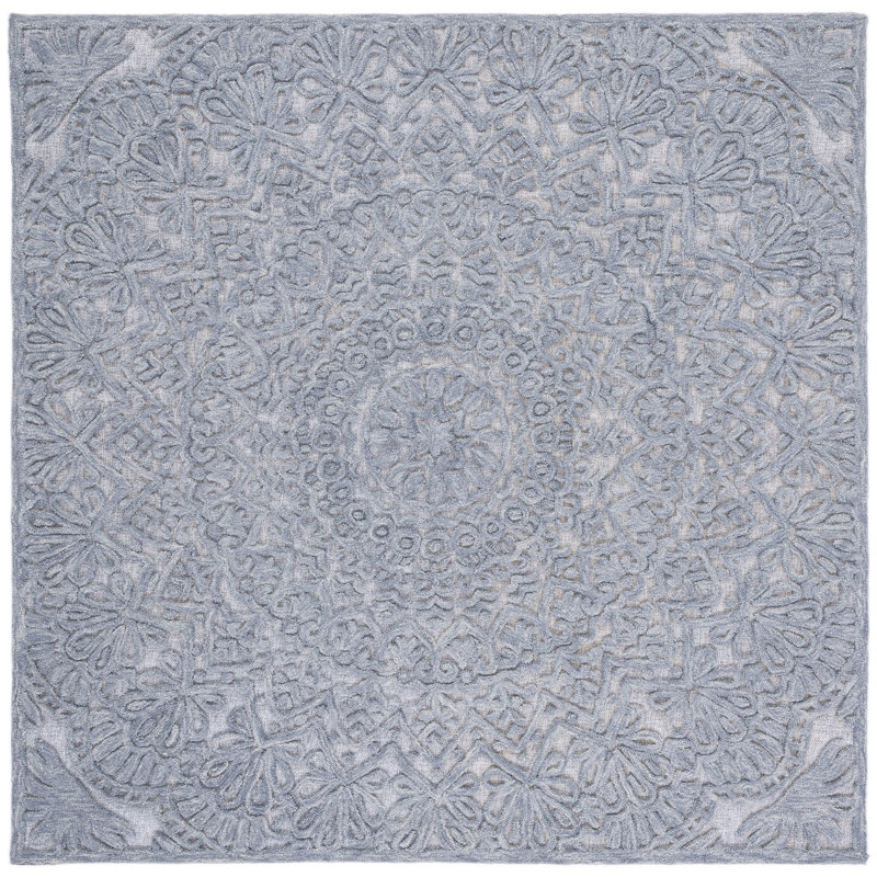 Shenandoah Hand Tufted Performance Geometric Rug, Square 6'