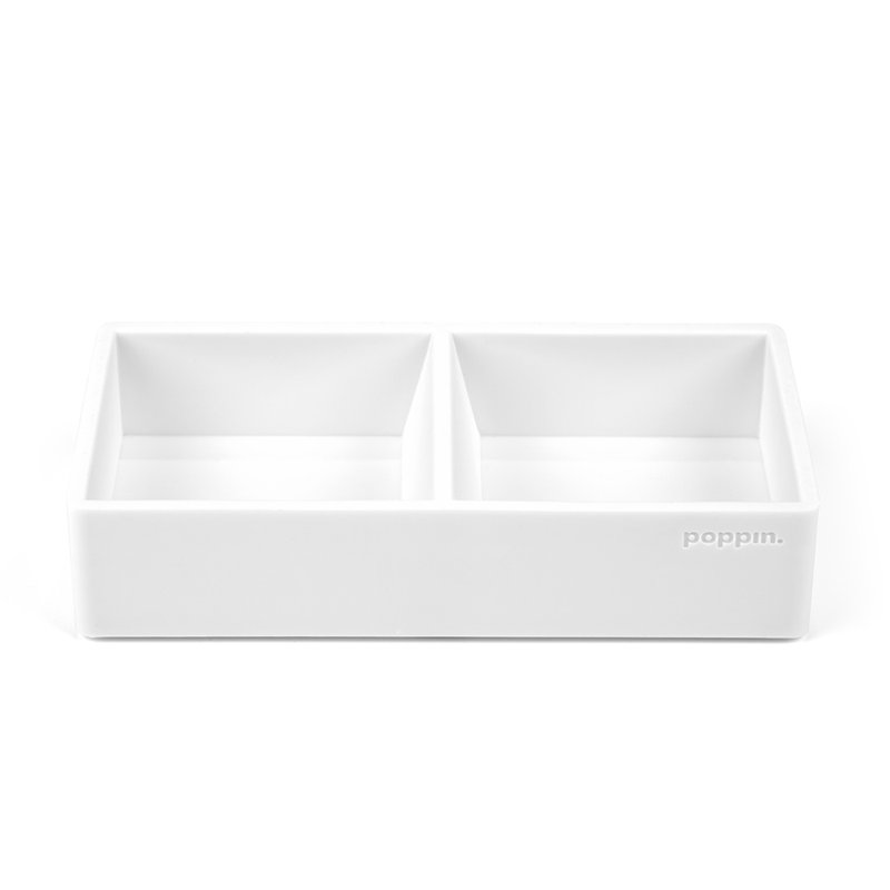 Silicone Desk Organizer, White
