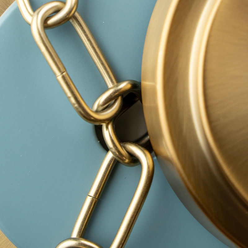 Kinston 2 - Light Dimmable Linear Chandelier, Blue