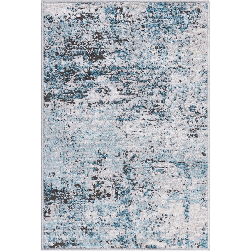 Abstract Indoor Rug, Rectangle 2'2" x 3'