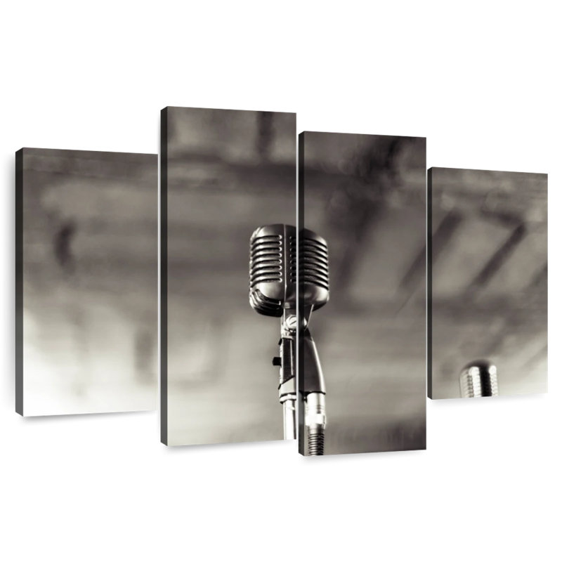 Abarca Jazz Microphone, 54" H x 84" W