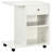 Mobile Printer Stand, Rolling File Cabinet Cart With Wheels, Adjustable Shelf, Drawer And CPU Stand, White