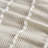 Oversized King Comforter - 100% Cotton Dyed, Taupe White Stripes, Comfortable