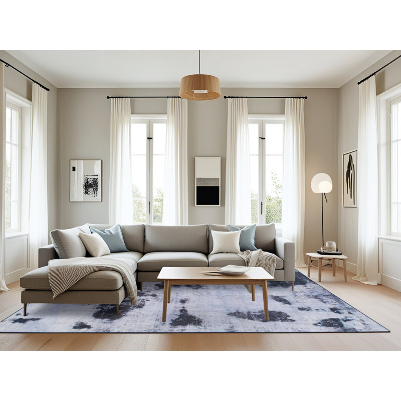 Abstract Indoor Rug, Rectangle 8' x 12'