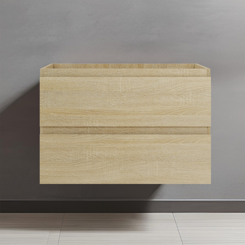 Meuble-lavabo flottant mural moderne 30 po (armoire seulement)