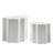 Modern Geometric End Table Set