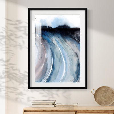 Geode Valley II -Framed Print