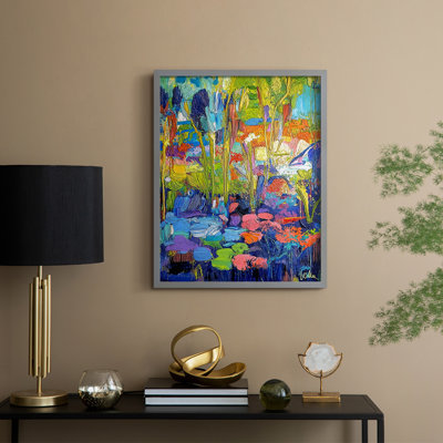 FLORAL Series DCIX  -Premium Framed Print -Ready to Hang - No Nails Required