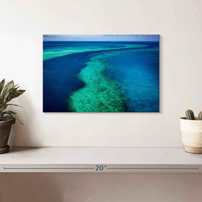 Gillard Great Barrier Reef Seascape, H 8 po x l 12 po