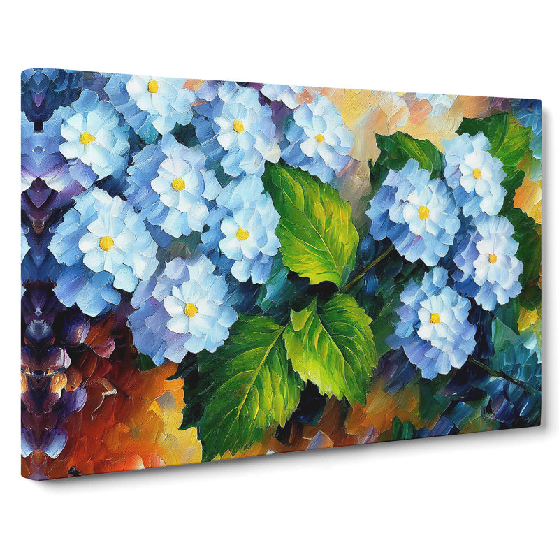 Hydrangea Flowers Vol.4 - Wrapped Canvas, 50cm H x 76cm W x 3cm D