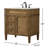 Rivers 32'' Single Bathroom Vanity with Carrara Marble Top-73359963