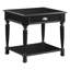 Table d'appoint Classic Design avec tiroir et tablette inférieure
