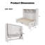 Lit escamotable double avec bureau
