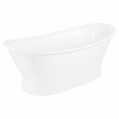 Baignoire de trempage autoportante en acrylique 69 po Desborough