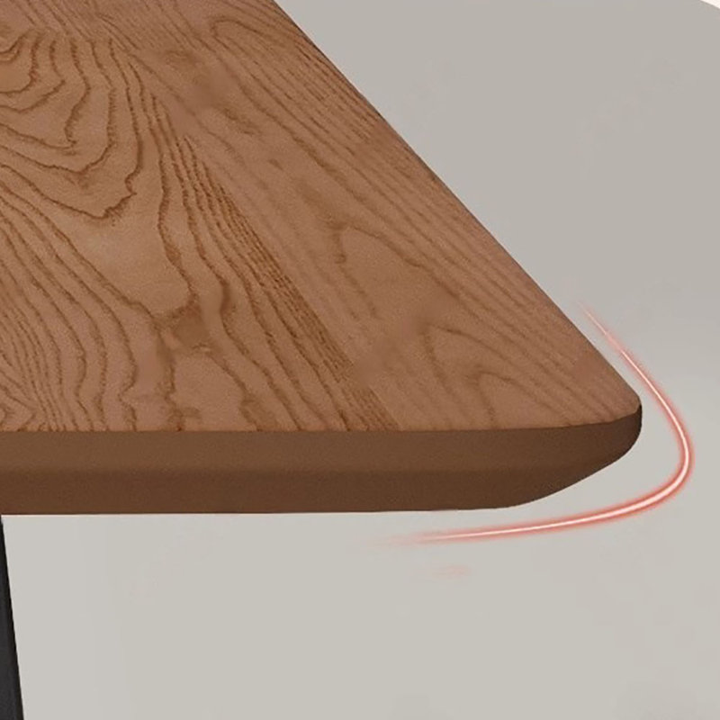 Mid-Century Rectangular Dining Table, 29.5"H x 70.9"L x 35.4"W